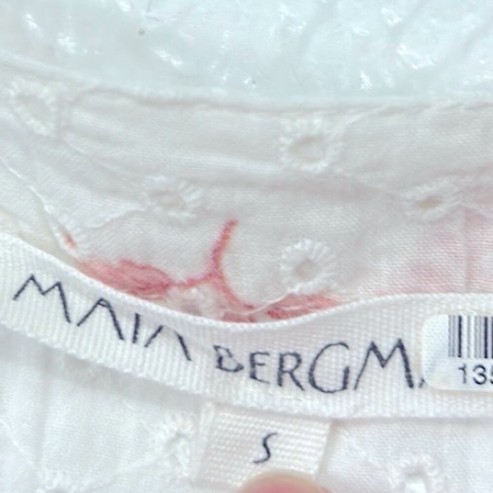 Maia Bergman Floral Ines Pink Floral Lace Wrap Dress Women’s size small - Picture 5 of 9